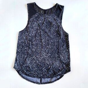 Lululemon Shirt Patterned Sculpt Tank II Mesh Athletic
